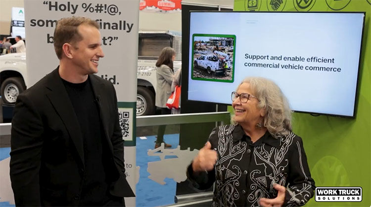 Alex Young and Kathryn Schifferle of Work Truck Solutions